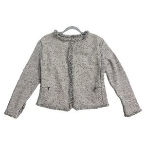 NIC+ZOE Kids Textured Gray Blazer